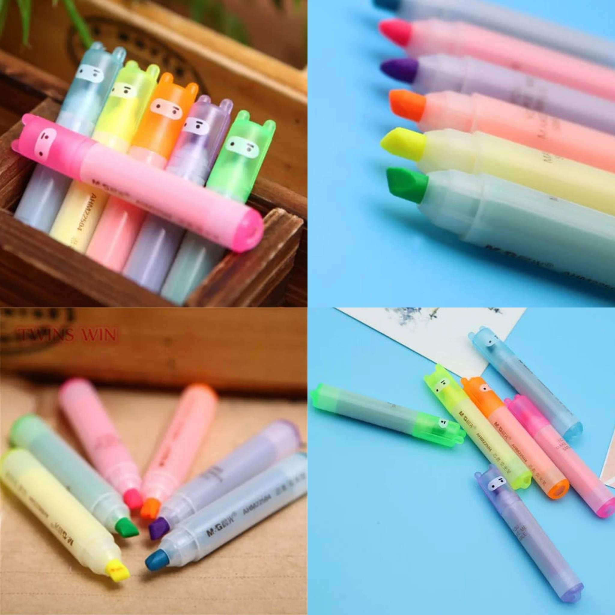 Cream Color Highlighter Penrainbow Color Highlighter Marker Pen