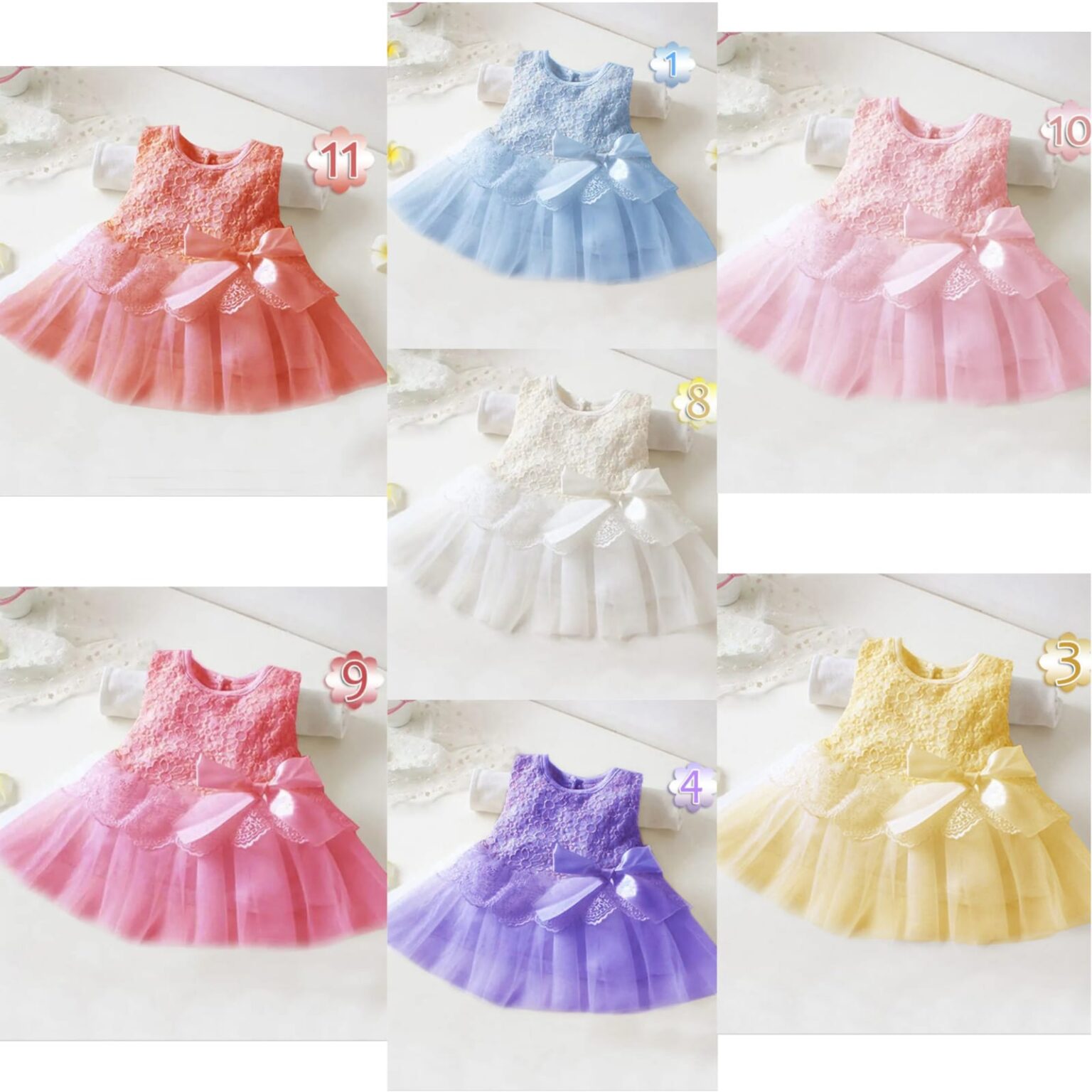 Princess Party Lace Flower Dress Mom's BD